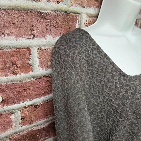 A New Day Long Sleeve Bodysuit | Women’s XXL | Gray Square Neck Stretch Fit - Picture 4 of 6